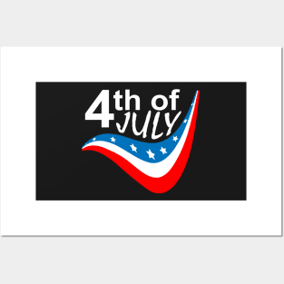 Happy 4Th of July Posters and Art